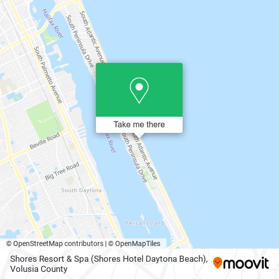 Shores Resort & Spa (Shores Hotel Daytona Beach) map