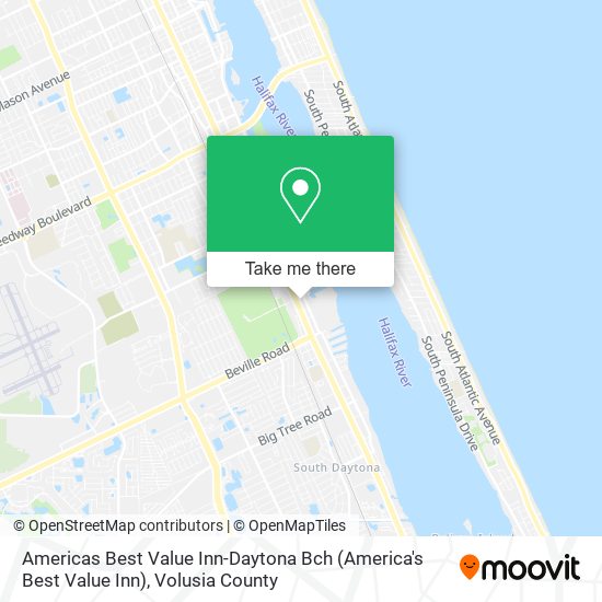 Americas Best Value Inn-Daytona Bch (America's Best Value Inn) map