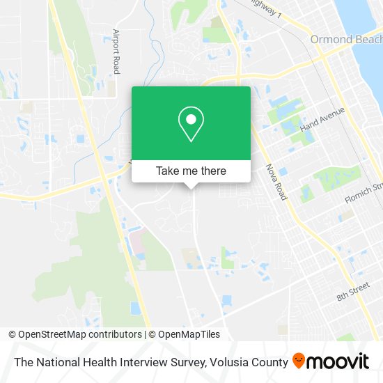 Mapa de The National Health Interview Survey