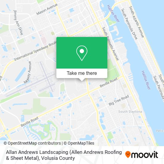 Mapa de Allan Andrews Landscaping (Allen Andrews Roofing & Sheet Metal)