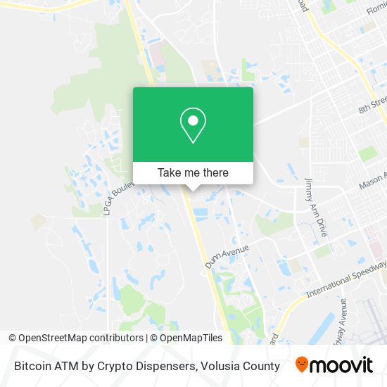 Mapa de Bitcoin ATM by Crypto Dispensers