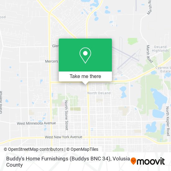 Mapa de Buddy's Home Furnishings (Buddys BNC 34)
