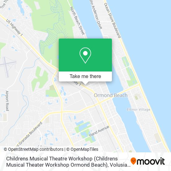 Mapa de Childrens Musical Theatre Workshop (Childrens Musical Theater Workshop Ormond Beach)