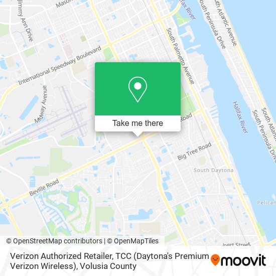 Mapa de Verizon Authorized Retailer, TCC (Daytona's Premium Verizon Wireless)