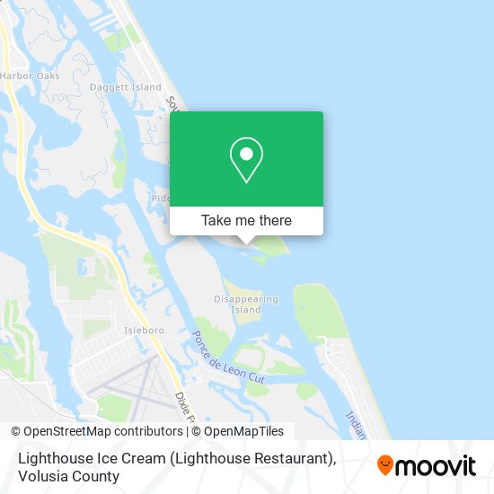 Mapa de Lighthouse Ice Cream (Lighthouse Restaurant)