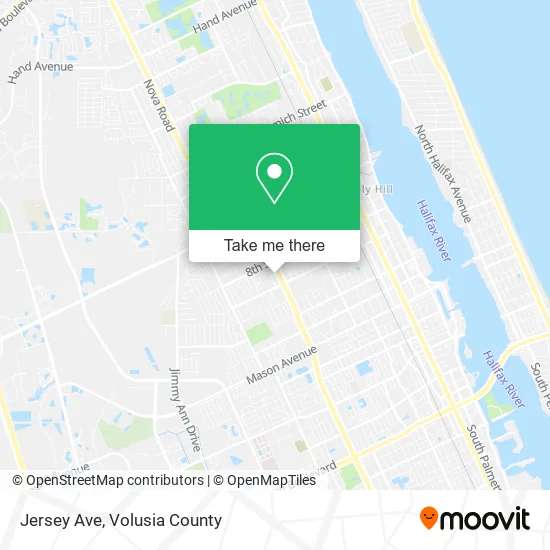 Jersey Ave map
