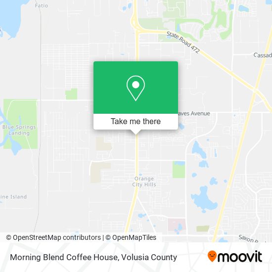 Mapa de Morning Blend Coffee House