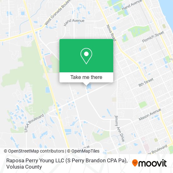 Mapa de Raposa Perry Young LLC (S Perry Brandon CPA Pa)