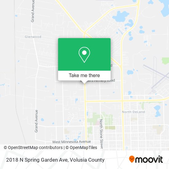 Mapa de 2018 N Spring Garden Ave