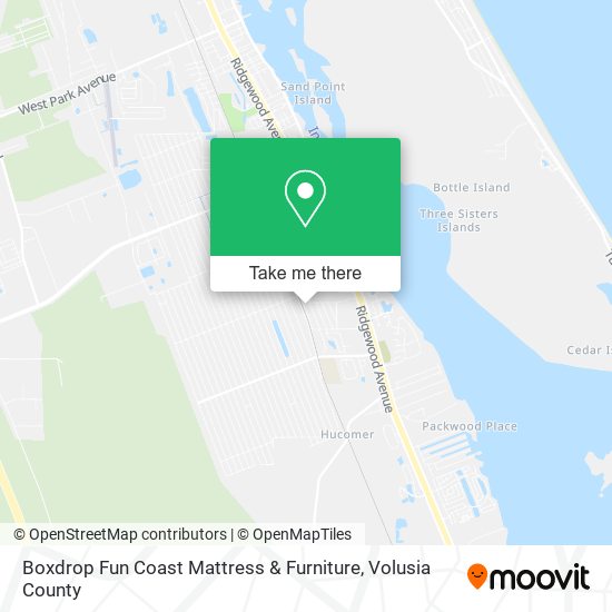 Mapa de Boxdrop Fun Coast Mattress & Furniture