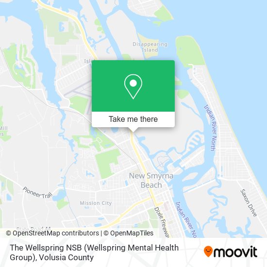 Mapa de The Wellspring NSB (Wellspring Mental Health Group)