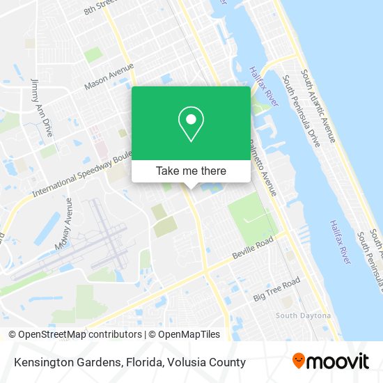 Mapa de Kensington Gardens, Florida