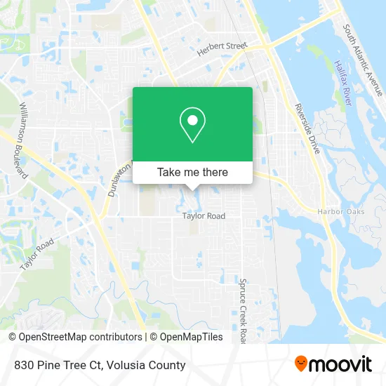 830 Pine Tree Ct map