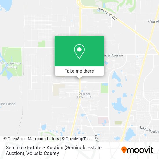 Mapa de Seminole Estate S Auction