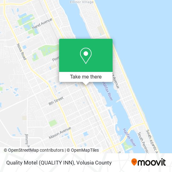 Quality Motel (QUALITY INN) map