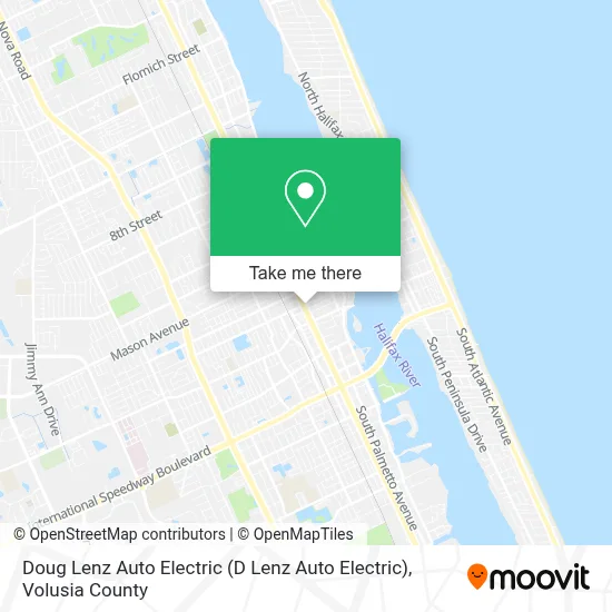 Doug Lenz Auto Electric map