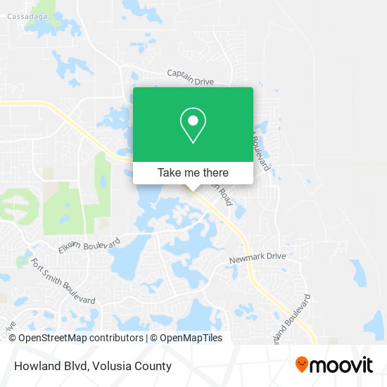 Howland Blvd map