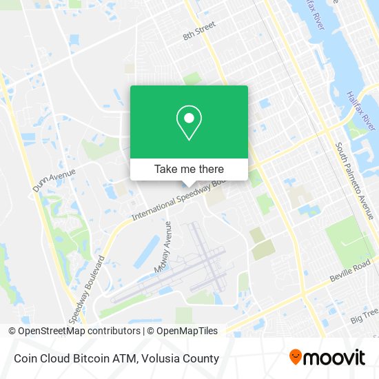 Mapa de Coin Cloud Bitcoin ATM