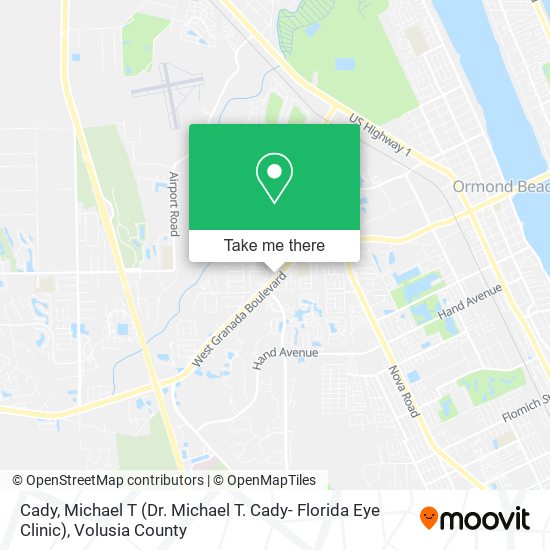 Mapa de Cady, Michael T (Dr. Michael T. Cady- Florida Eye Clinic)