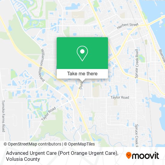 Mapa de Advanced Urgent Care (Port Orange Urgent Care)