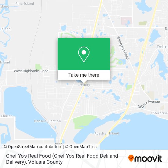 Mapa de Chef Yo's Real Food (Chef Yos Real Food Deli and Delivery)