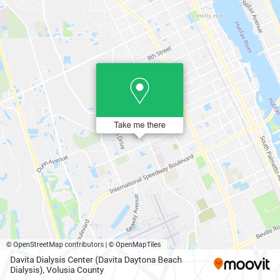 Mapa de Davita Dialysis Center (Davita Daytona Beach Dialysis)