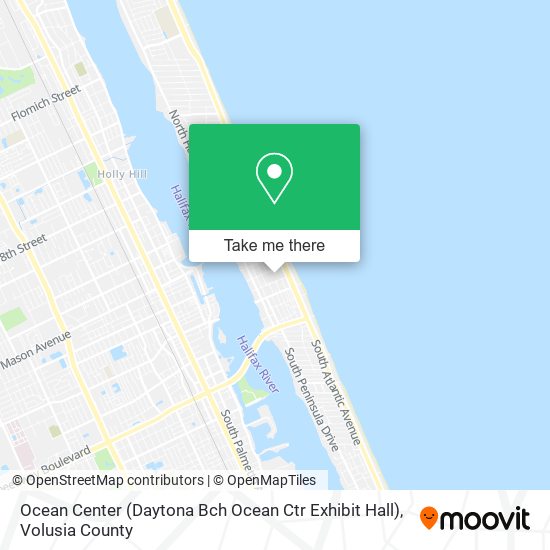 Ocean Center (Daytona Bch Ocean Ctr Exhibit Hall) map