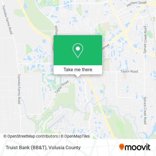 Truist Bank (BB&T) map