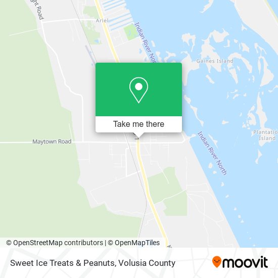 Sweet Ice Treats & Peanuts map