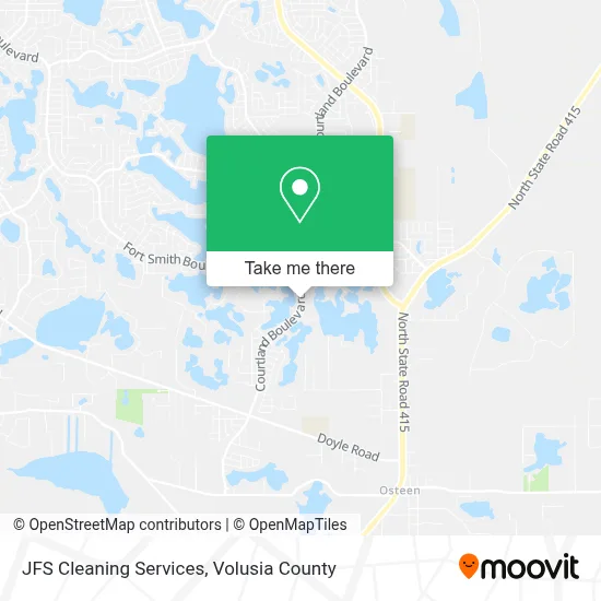 JFS Cleaning Services map