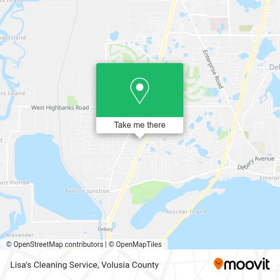 Lisa's Cleaning Service map