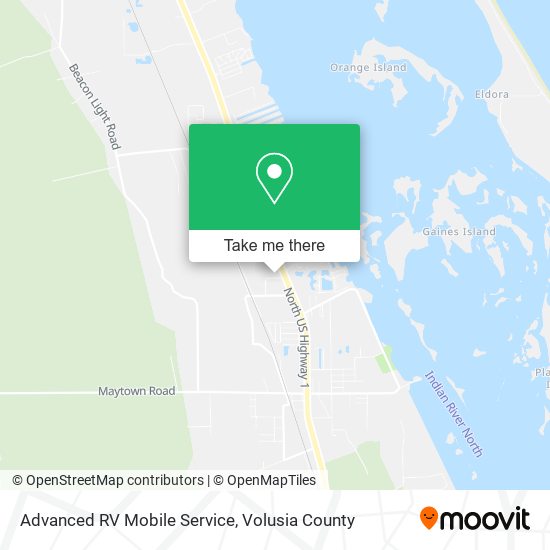Advanced RV Mobile Service map