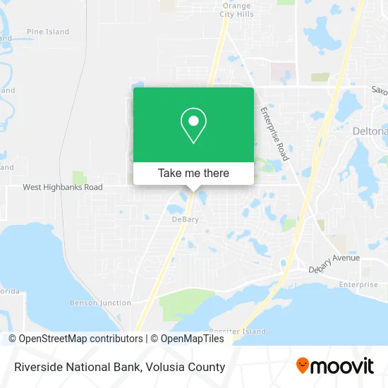 Riverside National Bank map