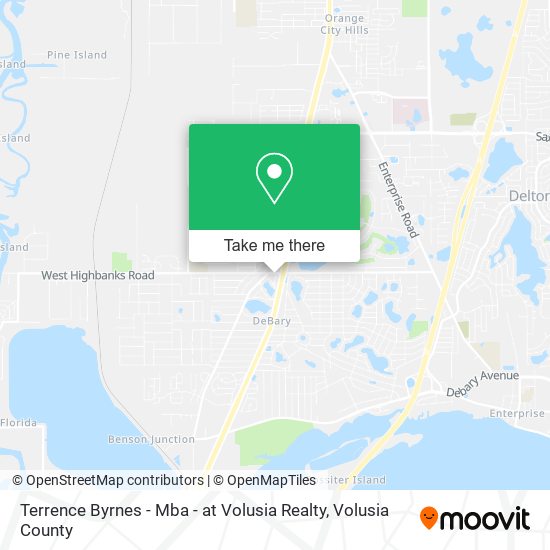 Mapa de Terrence Byrnes - Mba - at Volusia Realty