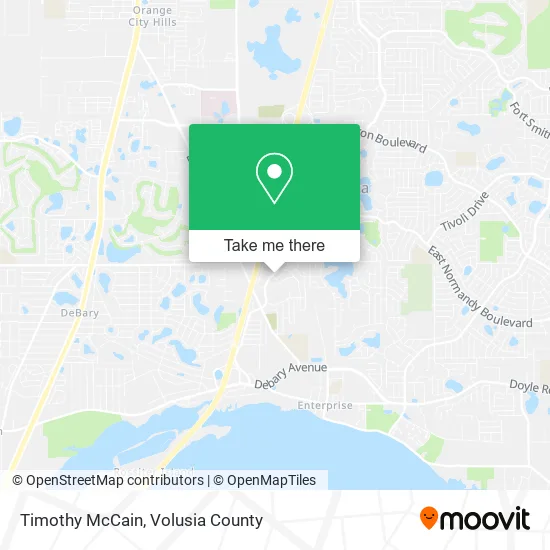 Timothy McCain map