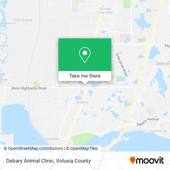 Mapa de Debary Animal Clinic