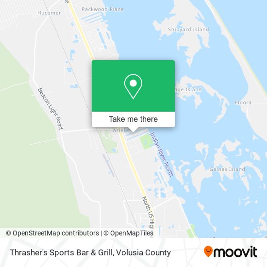 Thrasher's Sports Bar & Grill map