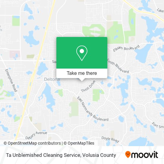 Ta Unblemished Cleaning Service map