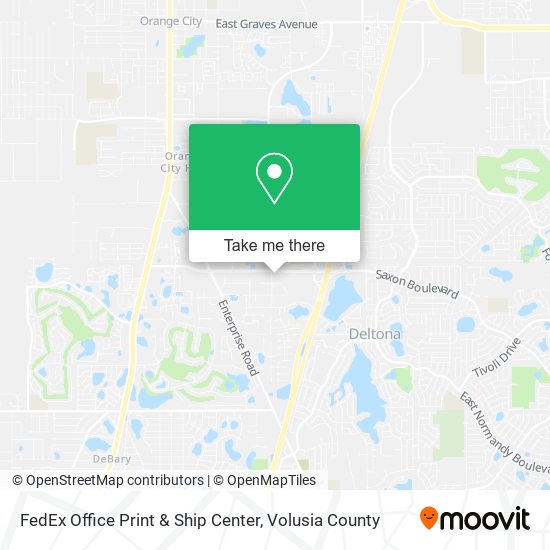 FedEx Office Print & Ship Center map