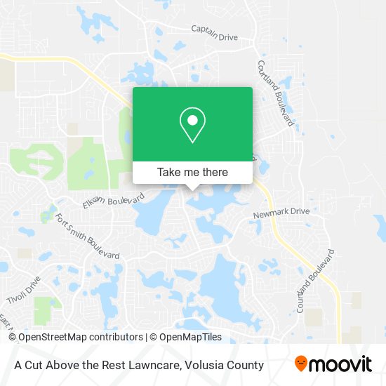 A Cut Above the Rest Lawncare map