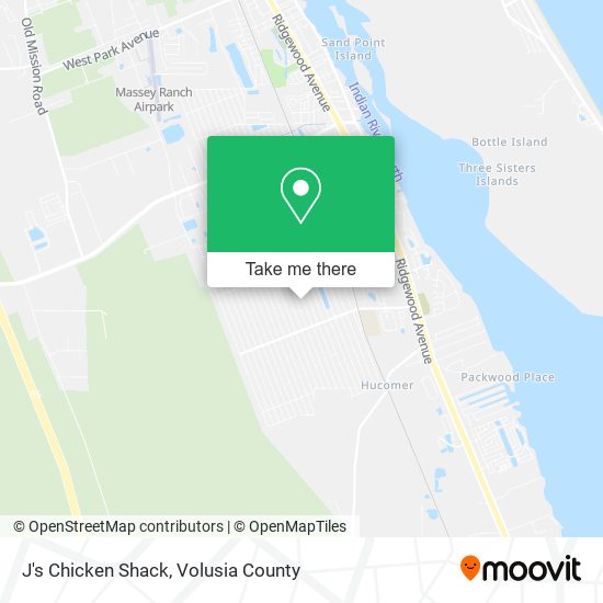 J's Chicken Shack map