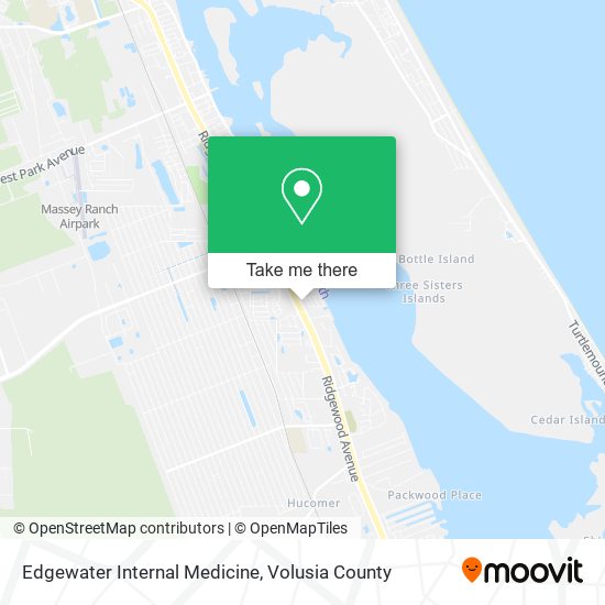 Edgewater Internal Medicine map