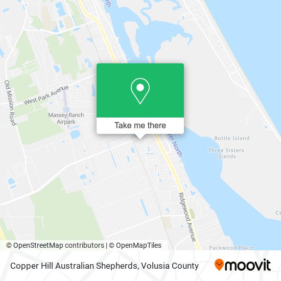 Copper Hill Australian Shepherds map