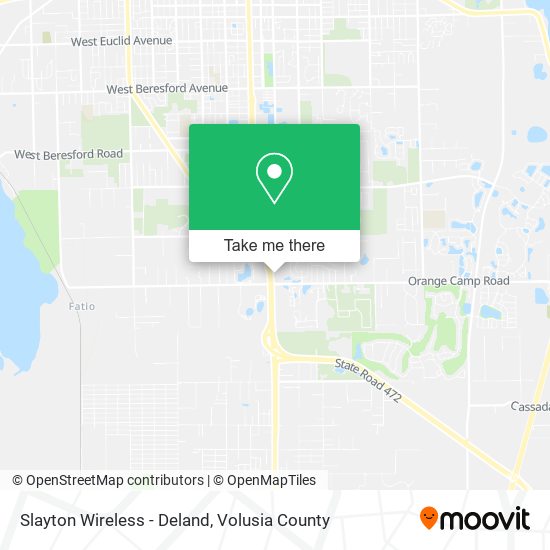 Mapa de Slayton Wireless - Deland