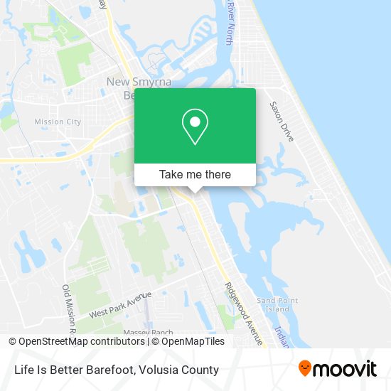 Mapa de Life Is Better Barefoot