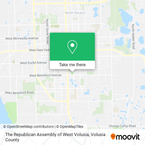 Mapa de The Republican Assembly of West Volusia