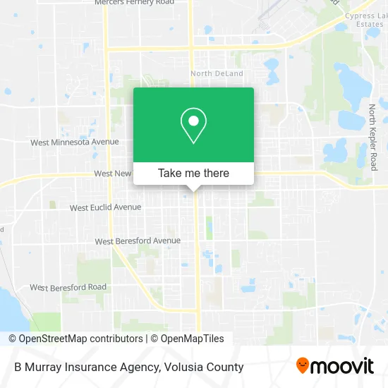 B Murray Insurance Agency map