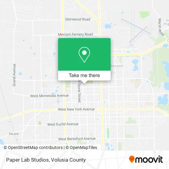 Mapa de Paper Lab Studios