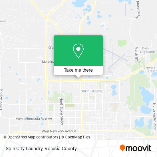 Spin City Laundry map