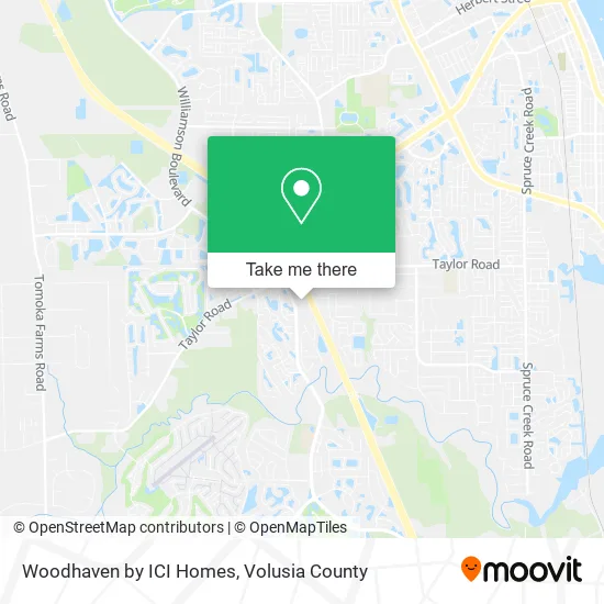 Woodhaven by ICI Homes map